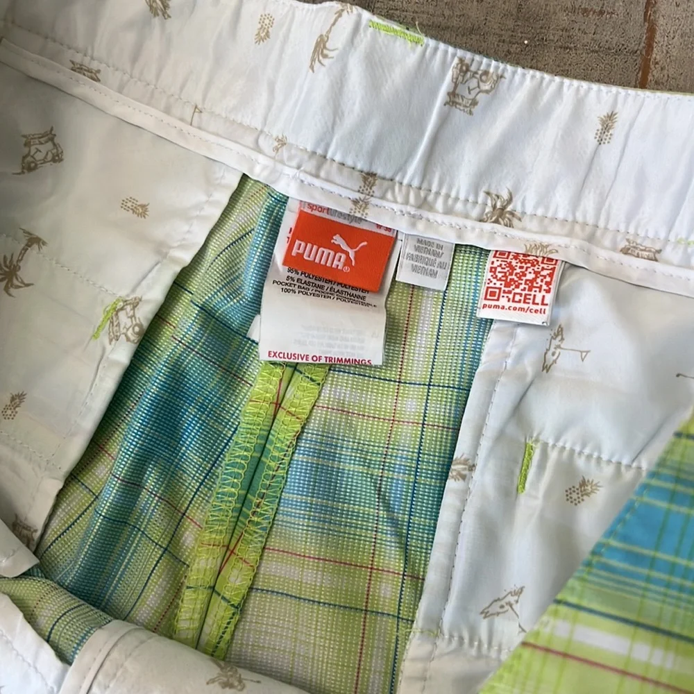 2 Men’s Golf Shorts Bundle of 2 Pairs PUMA & PRO TOUR Preloved Size 38 - Picture 6 of 10
